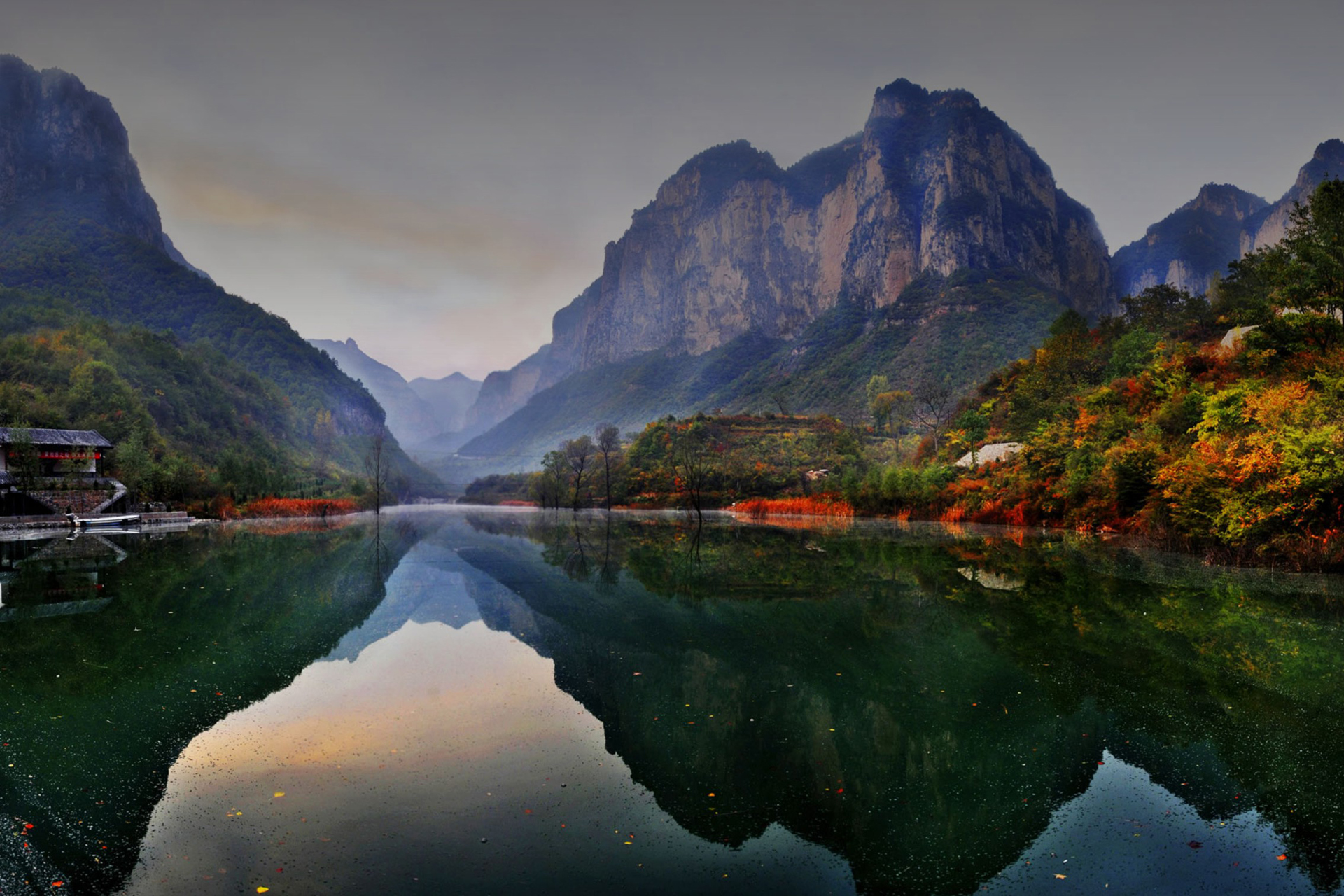 红豆峡风景